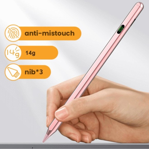 Stylus Pin For Apple iPad Rosegold Lithium Palmer Battery Included New in Box - Picture 5 of 11